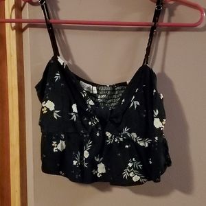 Floral crop top